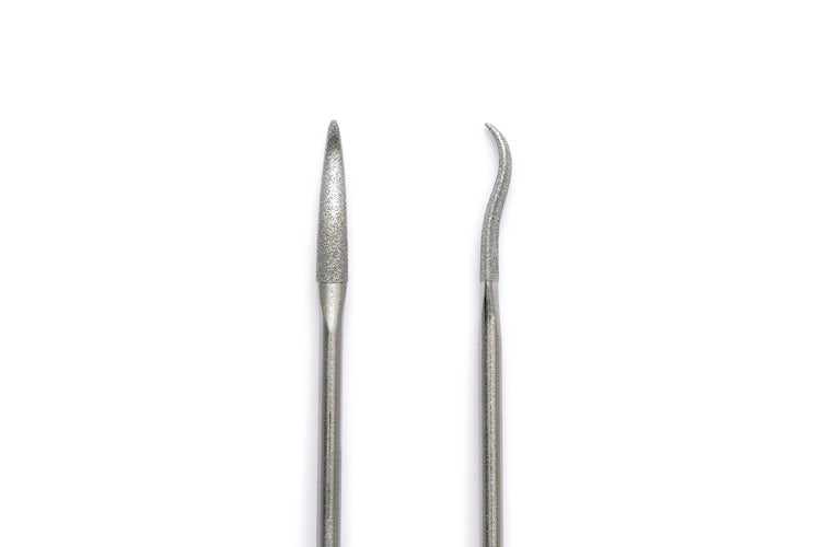 Wave - HG Special Shaped Diamond File - Oval - Bent Tip - HT-682