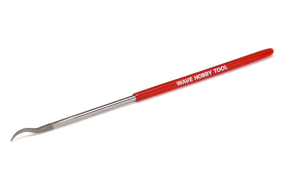 Wave - HG Special Shaped Diamond File - Square - Curved Tip Small - HT-685