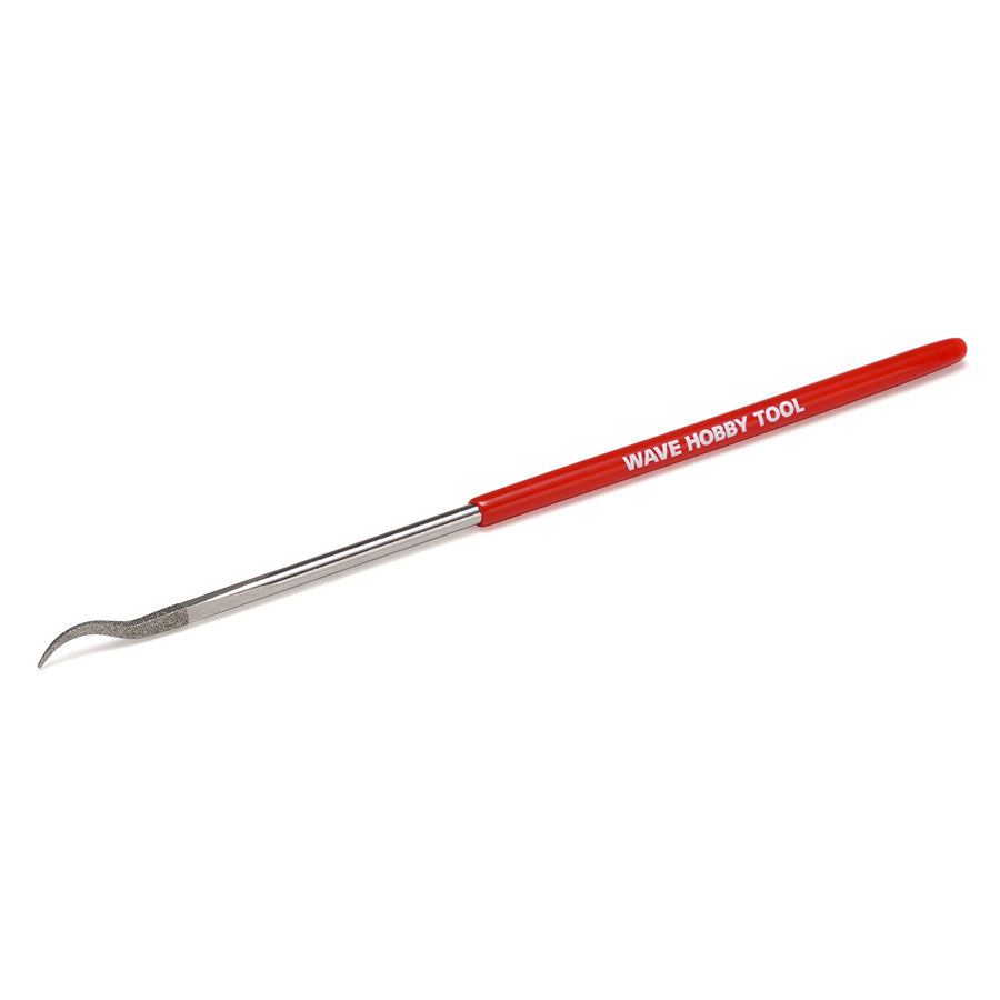 Wave - HG Special Shaped Diamond File - Square - Curved Tip Small - HT-685