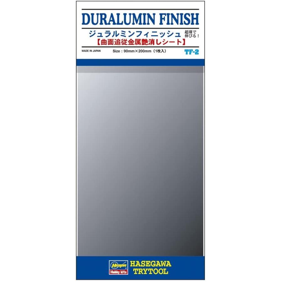 Hasegawa - Metallic Matte Sheet - Duralumin Finish (Matte Silver with Blue Tones) - TF-2