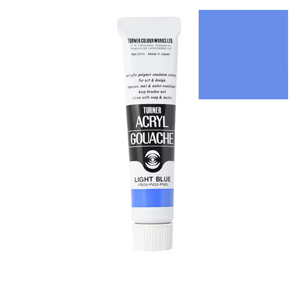 Turner - Light Blue - Acrylic Gouache - 20ml - AG020056