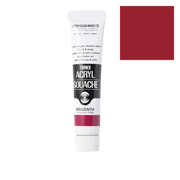 Turner - Magenta - Acrylic Gouache - 20ml - AG020161