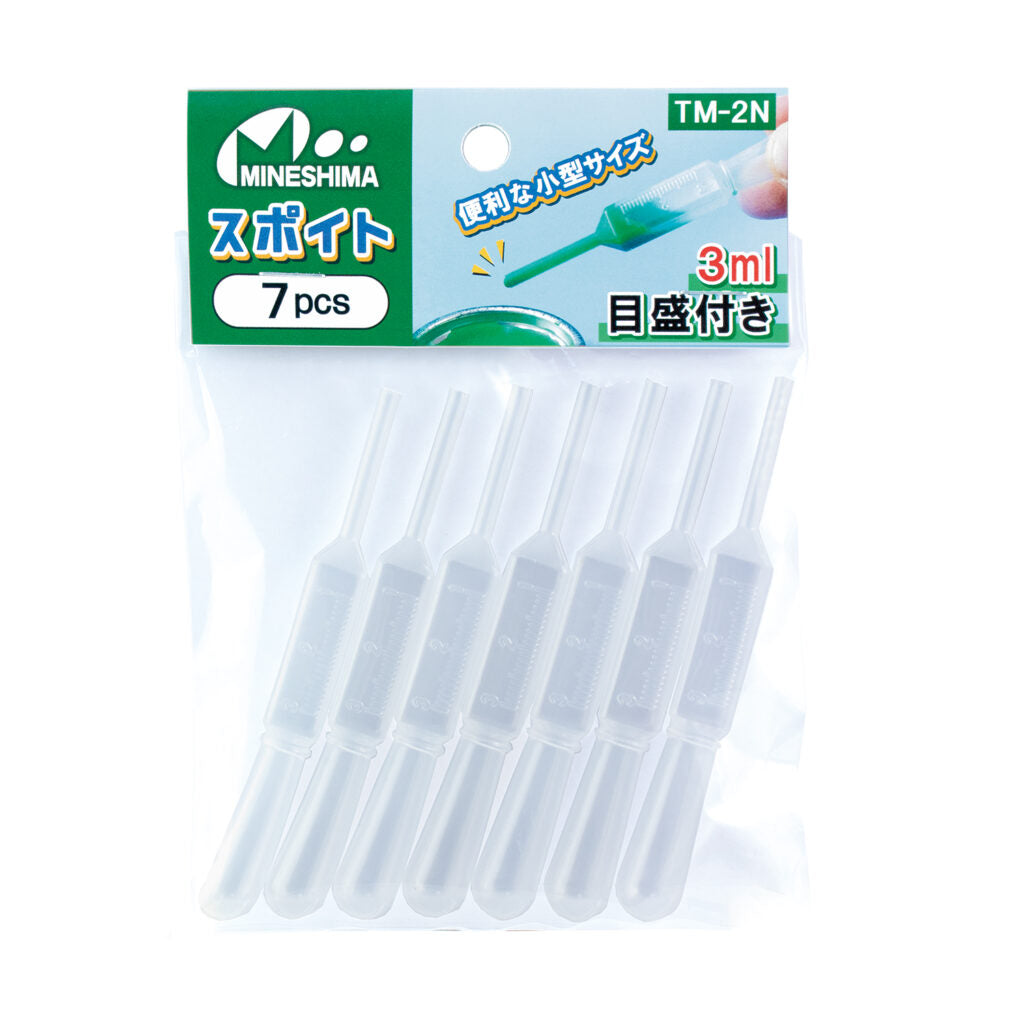 Mineshima - Plastic Pipette Droppers - 7pcs - TM-2N