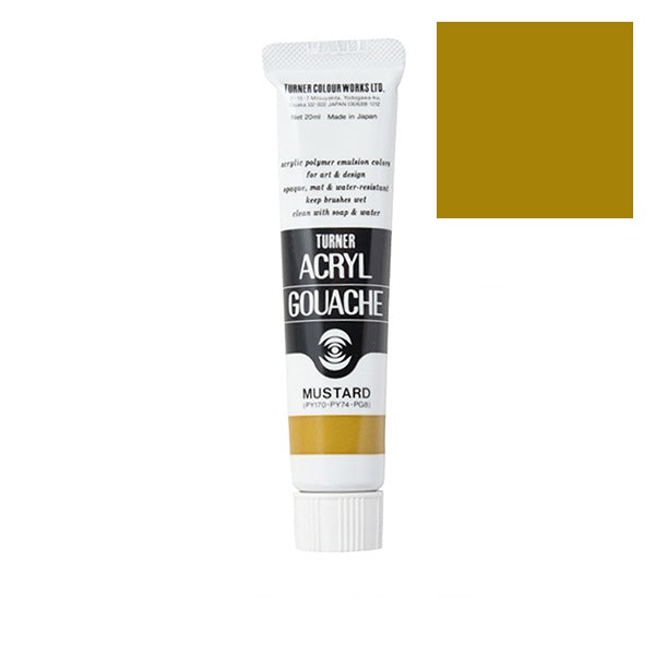 Turner - Mustard - Acrylic Gouache - 20ml - AG020132
