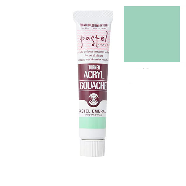 Turner - Pastel Emerald - Acrylic Gouache - 20ml - AG020176