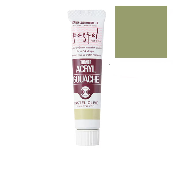Turner - Pastel Olive - Acrylic Gouache - 20ml - AG020184