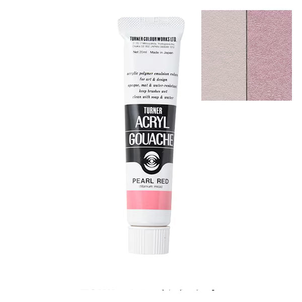 Turner - Pearl Red - Acrylic Gouache - 20ml - AG020091