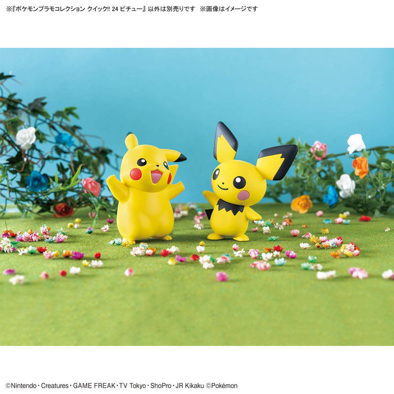 BANDAI SPIRITS - Pokemon Model Kit Quick!! 24 - Pichu - KittoMaru