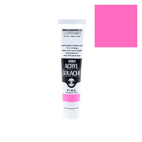 Turner - Pink - Acrylic Gouache - 20ml - AG020025