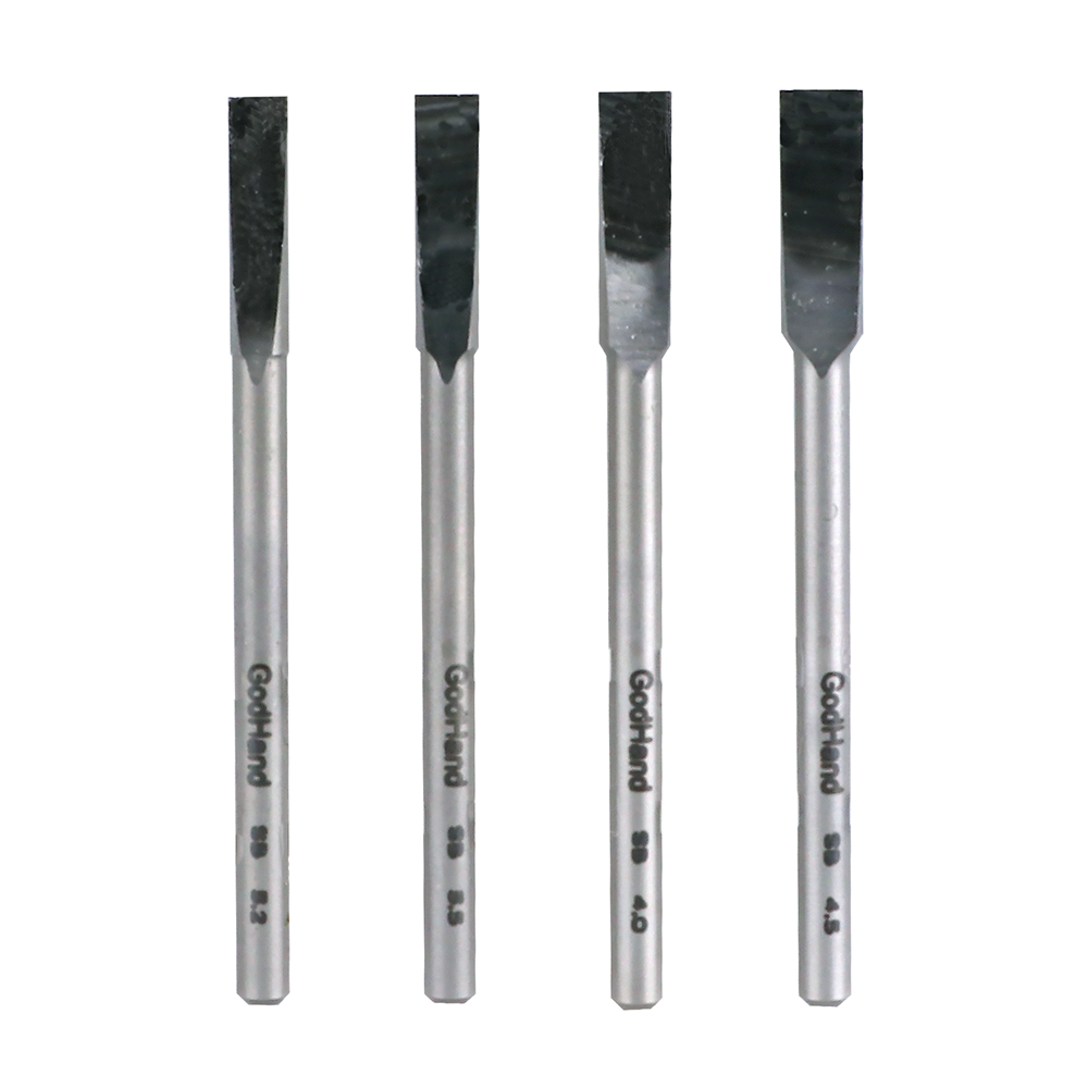 GodHand - Spin Blades - 3.2mm - 4.5mm set of 4 - GH-SB-32-45