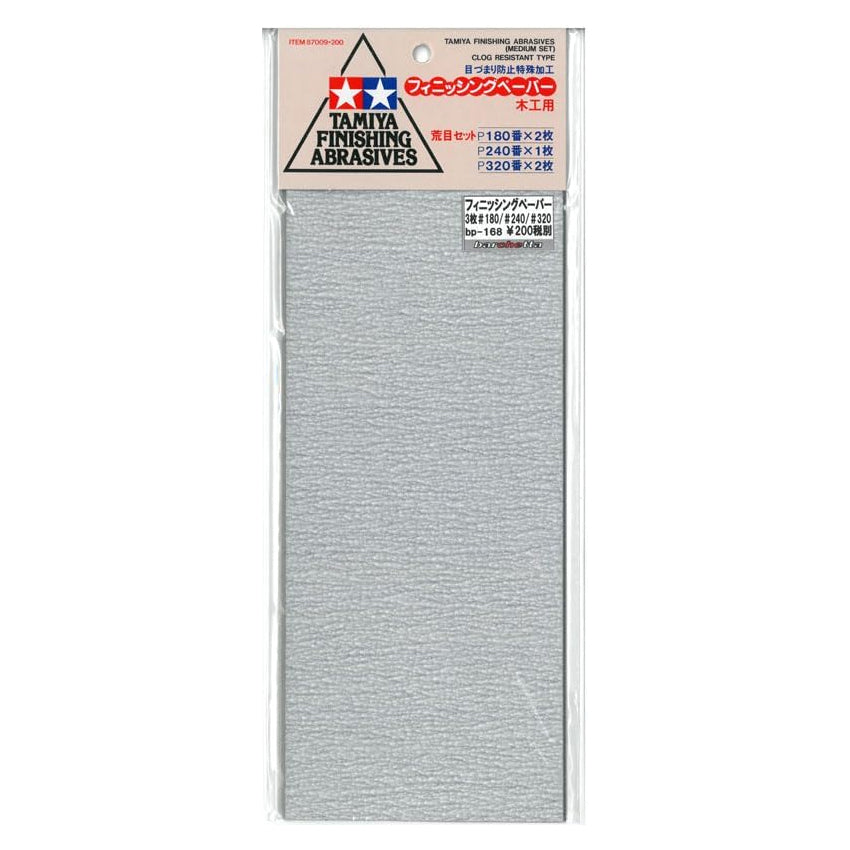 Tamiya - Finishing Paper - Coarse Set - 87009