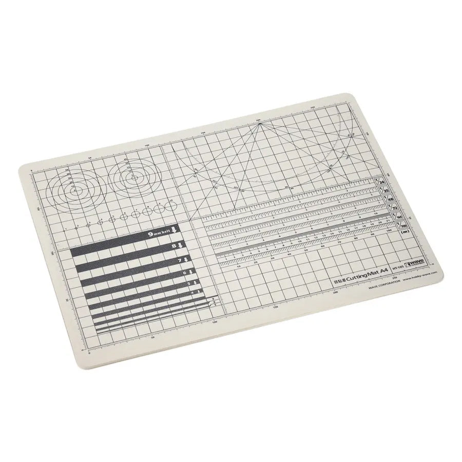 Wave - HG Weak Adhesive Cutting Mat - A4 - HT-105 - KittoMaru