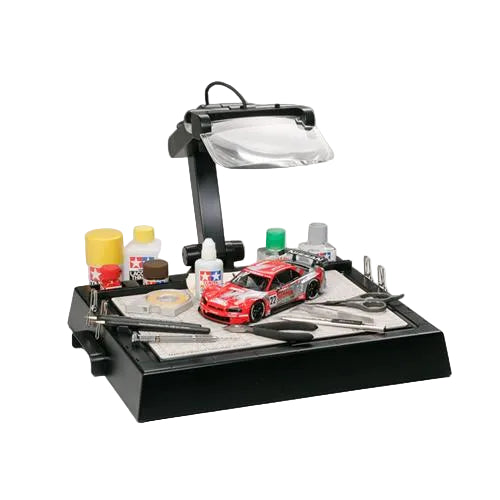 Tamiya - Work Stand with Magnifying Lens - 74064