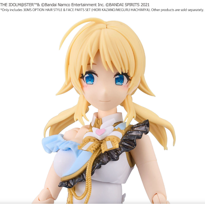 BANDAI SPIRITS - 30MS - Option Hairstyle and Face Parts - Hiori Kazano / Meguru Hachimiya