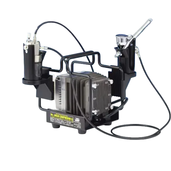 GSI Creos Mr. Hobby - PS274 Procon Boy Airbrush Set - Linear Compressor L5 - Airbrush and Regulator Set - PS321 - KittoMaru